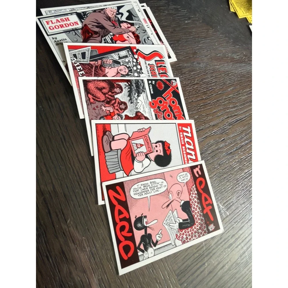 Kitchen Sink Press 20th Anniversary Trading Card Set 1989 R Crumb Will Eisner 36